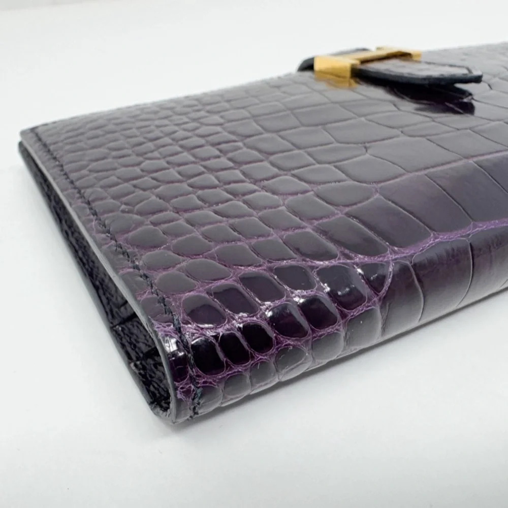 Hermes Croc Bearn Wallet - Picture 6 of 14